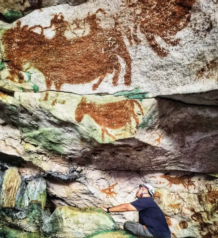 The World’s Oldest Rock Painting Revealed