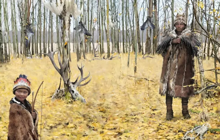 7,000-Year-Old Burials Reveal Ornate Feathered Headdresses