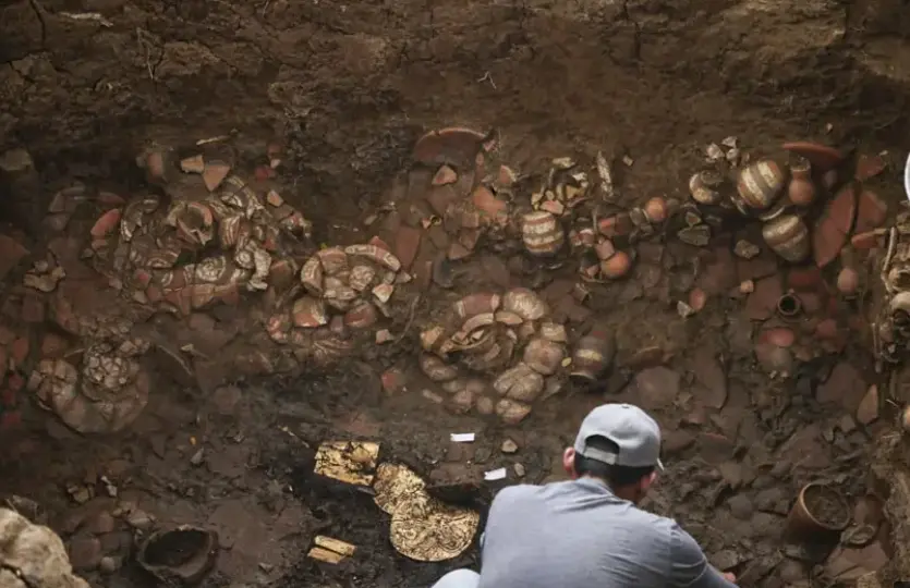 Gold-Filled Ancient Tomb