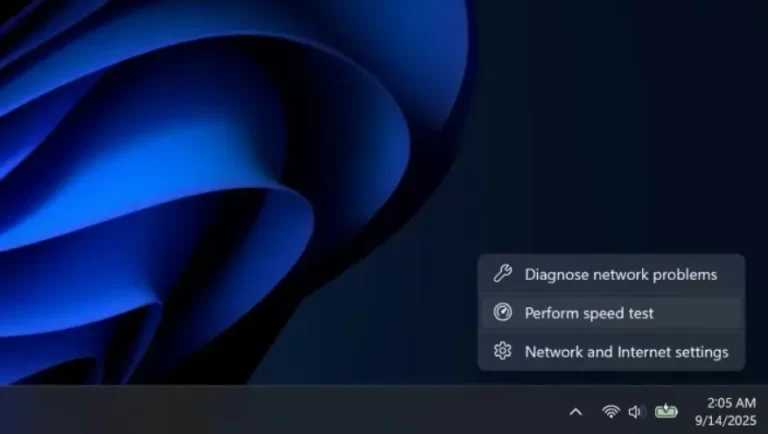 Windows 11 Internet Speed Test