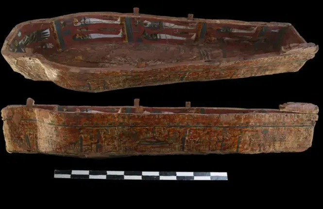 Painted Coffins of “Singers of Amun” Discovered in Luxor