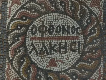 Antalya Mosaic Discovery Reveals ‘Let the Jealous Burst’ Inscription