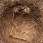 Seated Skeletons Discovery Stuns Archaeologists in France