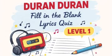 Duran Duran - Fill in the Blank Lyrics Quiz